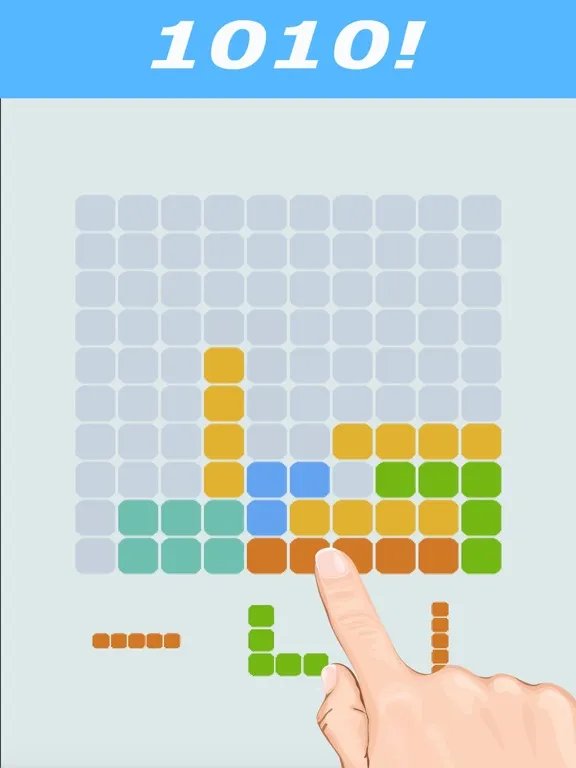 1010 Free to Fit Block Blitz Puzzle Geometry Games iPad  Screenshots
