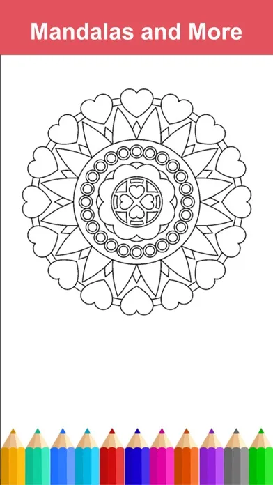 Screenshot di Mandala Adult Coloring Book Free Stress Relieving