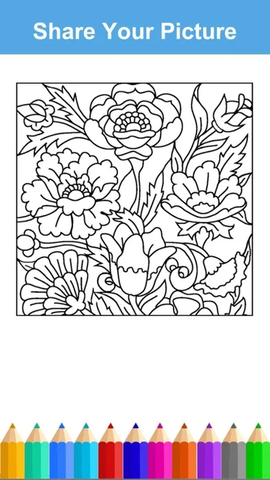 Screenshot di Mandala Adult Coloring Book Free Stress Relieving