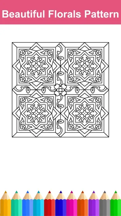 Screenshot di Mandala Adult Coloring Book Free Stress Relieving