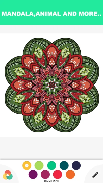 Capturas de pantalla de Color Therapy Adult : Coloring Book for Adults