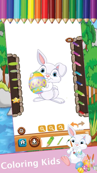 Easter Egg Coloring Book Bunny Painting for Kids Screenshots