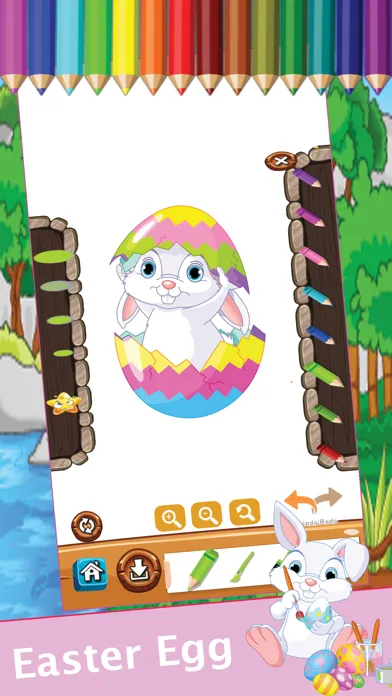 Easter Egg Coloring Book Bunny Painting for Kids Screenshots
