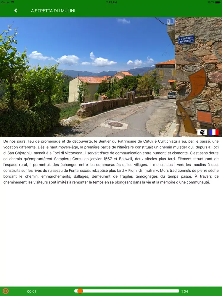 Sentier Cutuli iPad  Screenshots