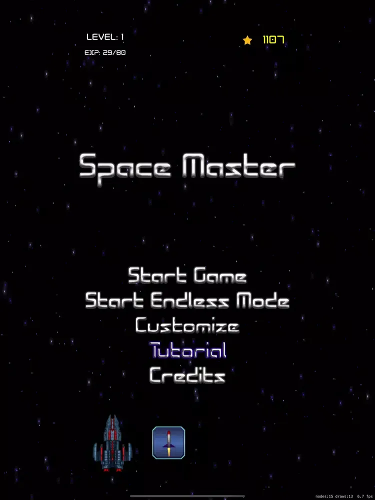 Capturas de tela do Space Masters iPad 