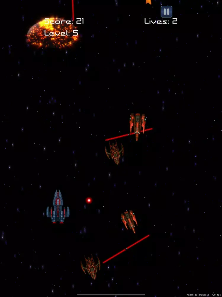 Capturas de tela do Space Masters iPad 