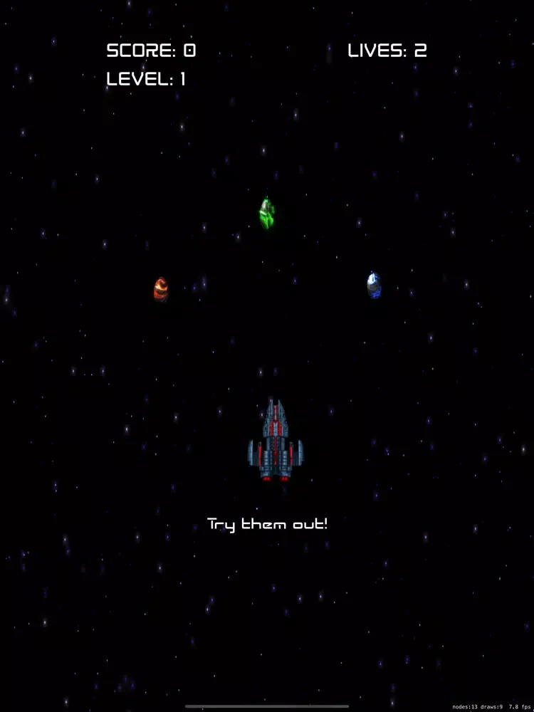 Capturas de tela do Space Masters iPad 