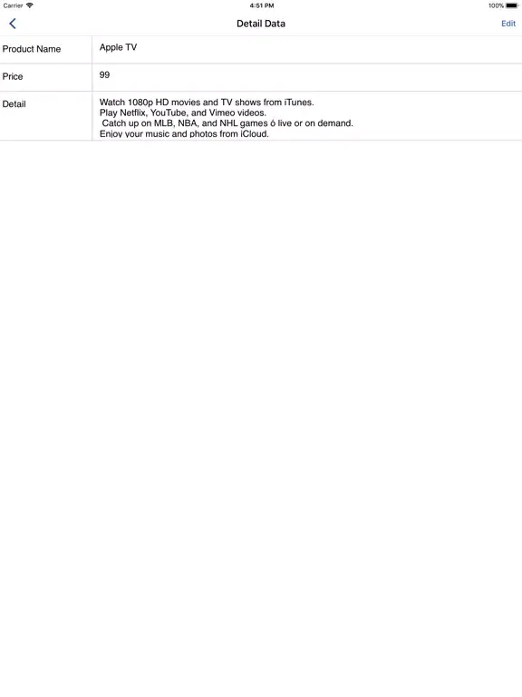 PriceList iPad  سکرین شاٹس
