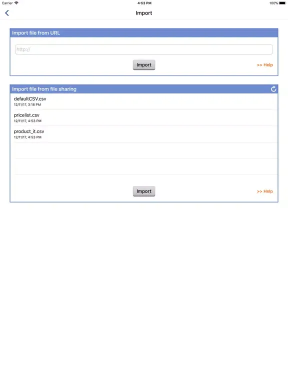 PriceList iPad  سکرین شاٹس