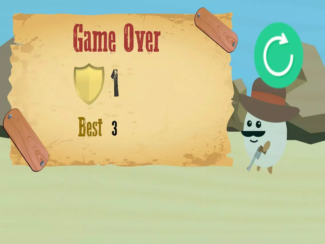 ภาพหน้าจอของ Cowboy Math : Egg Gunner Kids iPad 