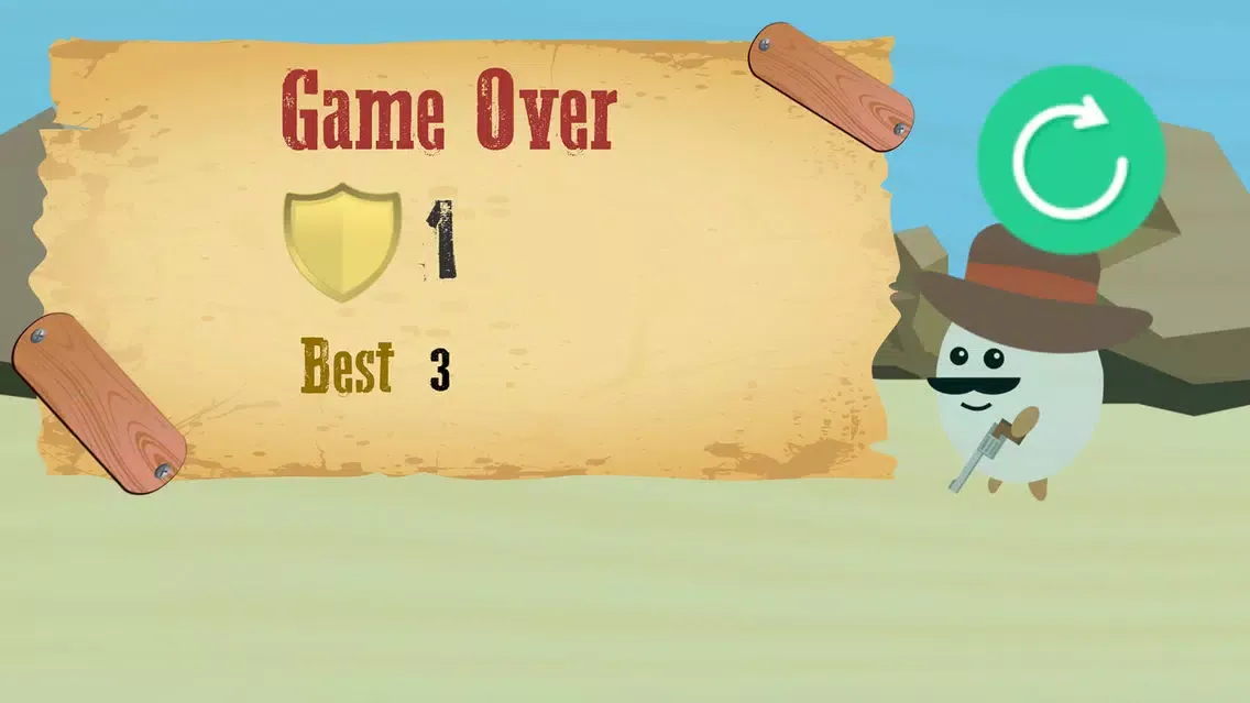 ภาพหน้าจอของ Cowboy Math : Egg Gunner Kids