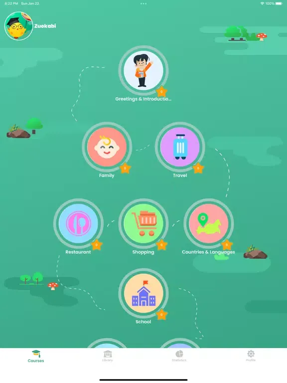 Zuokabi: Learn Spanish iPad  Screenshots