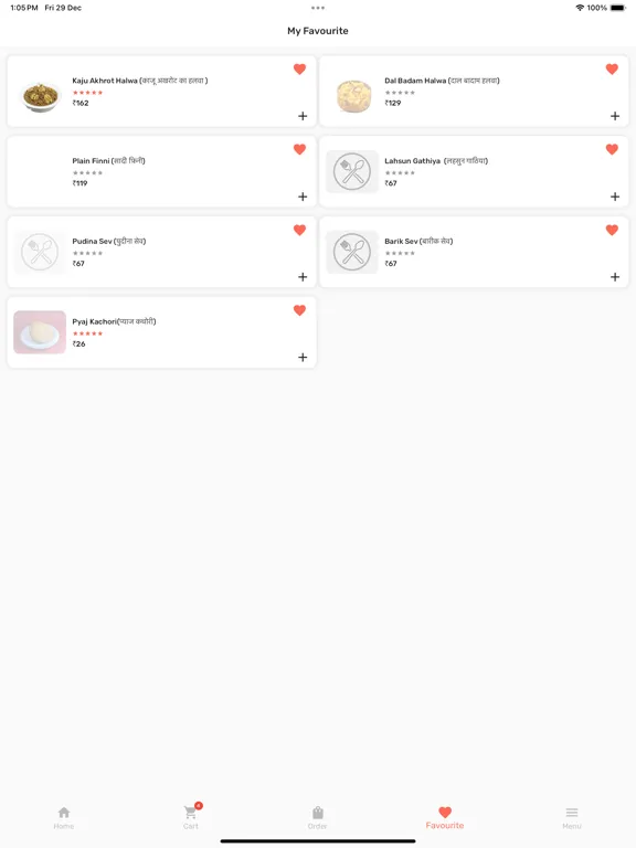 Captures d'écran de Arora Sweets & Namkeen iPad 