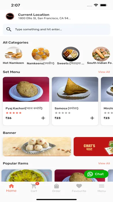 Captures d'écran de Arora Sweets & Namkeen