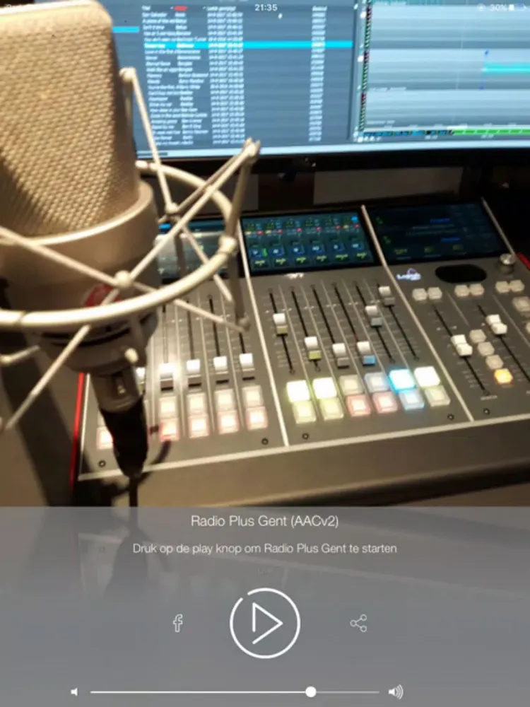 Zrzuty ekranu Radio Plus Gent iPad 