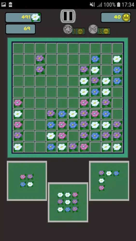 Flowers Block Puzzle Screenshots