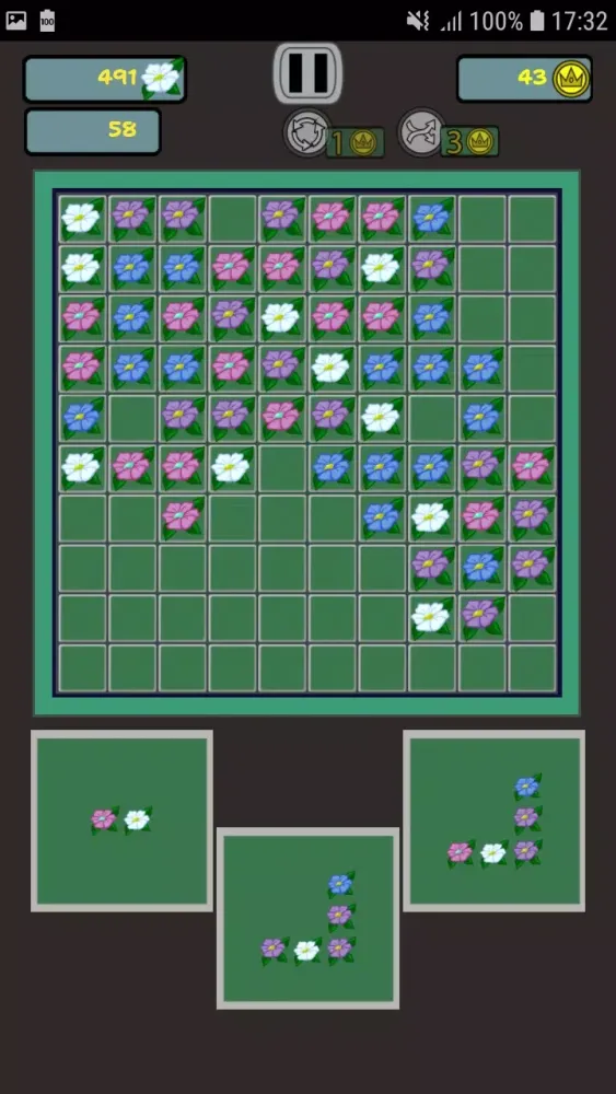 Flowers Block Puzzle Screenshots