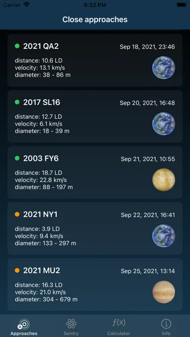 Asteroid Close Approach应用截图