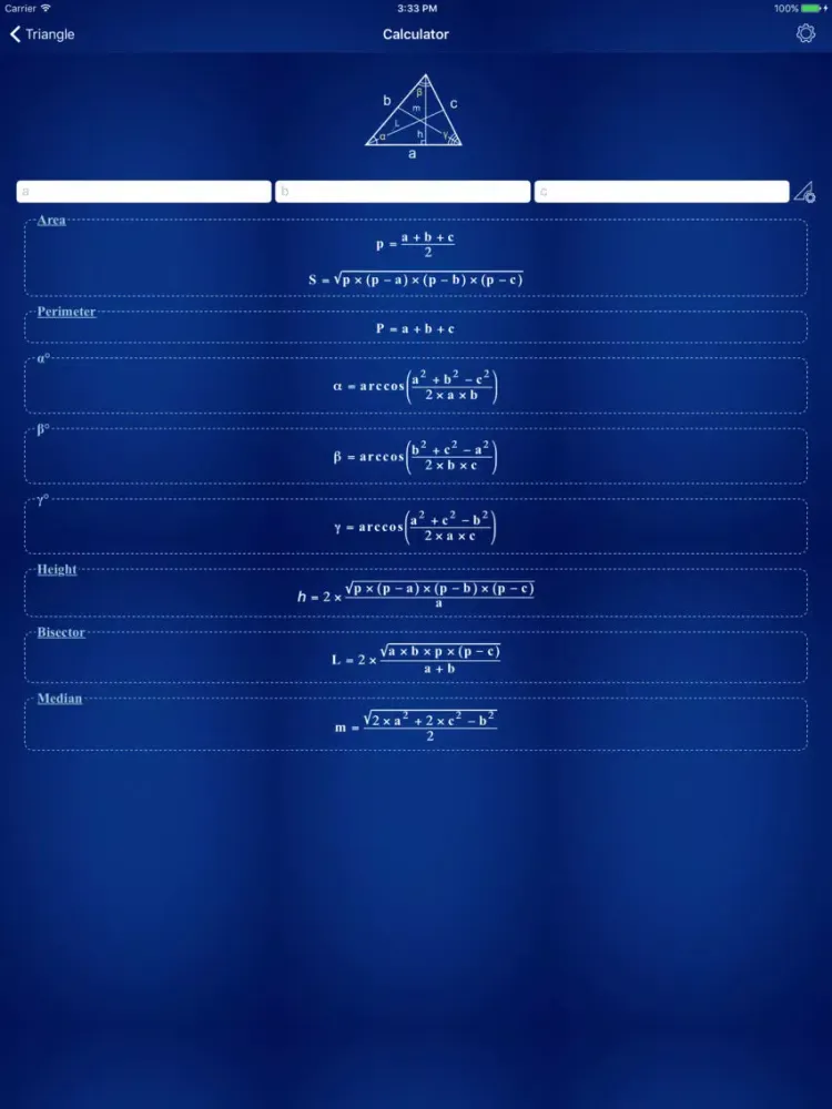 Zrzuty ekranu Geometry Calculator - Solver iPad 