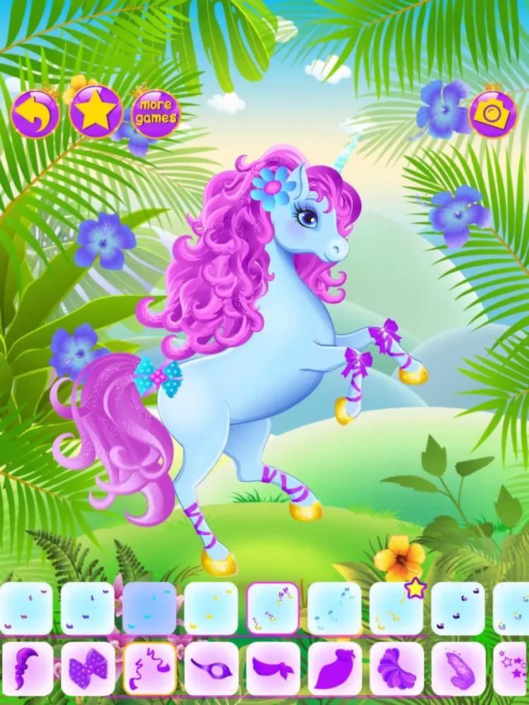 Unicorn Dress Up - Girls Games iPad  스크린샷