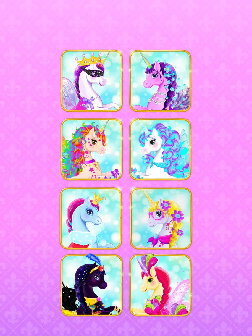 Unicorn Dress Up - Girls Games iPad  Ekran Görüntüleri