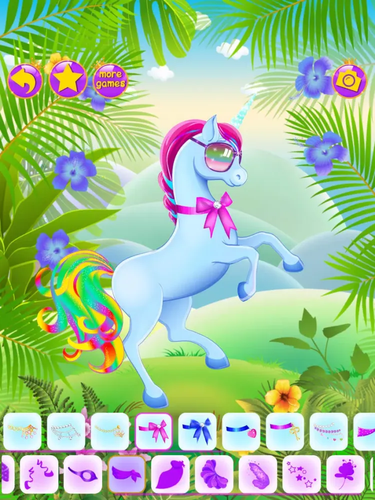 Unicorn Dress Up - Girls Games iPad  스크린샷