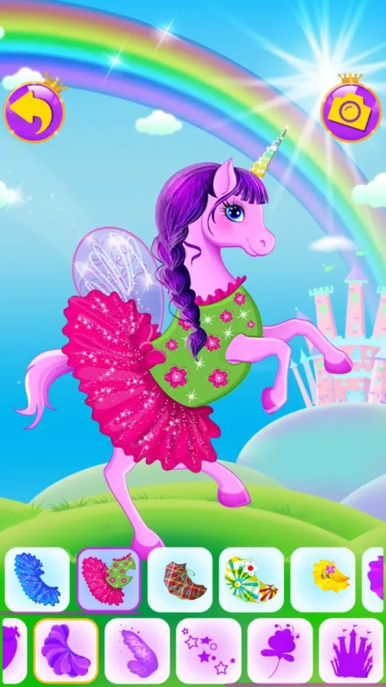 Unicorn Dress Up - Girls Games 스크린샷