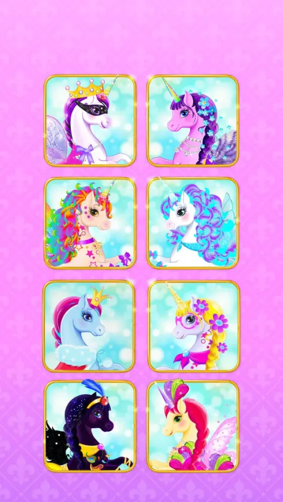 Unicorn Dress Up - Girls Games 스크린샷