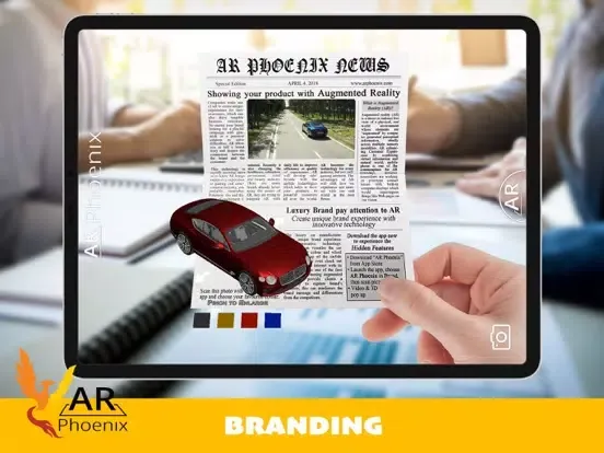 Tangkapan layar AR Phoenix | Augmented Reality iPad 