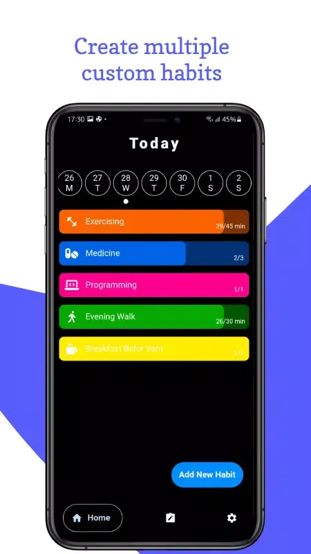 Knuckle - Habit Tracker स्क्रीनशॉट