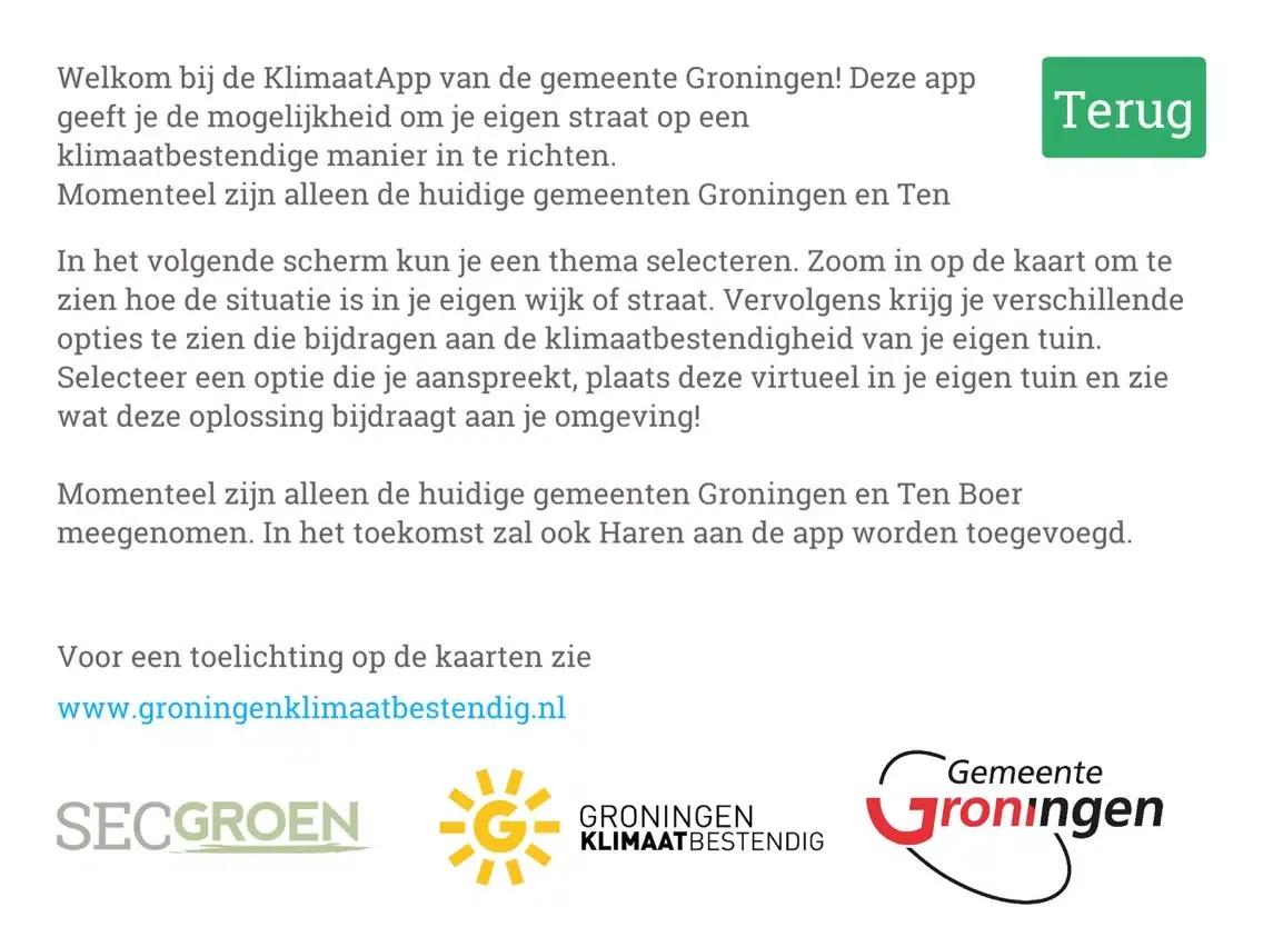 Capturas de tela do VergroenGroningen iPad 
