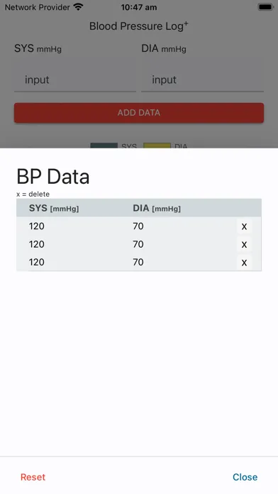 Скриншоты Blood Pressure Log Pro