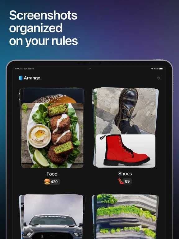 Arrange: Screenshot Organizer iPad  Ekran Görüntüleri