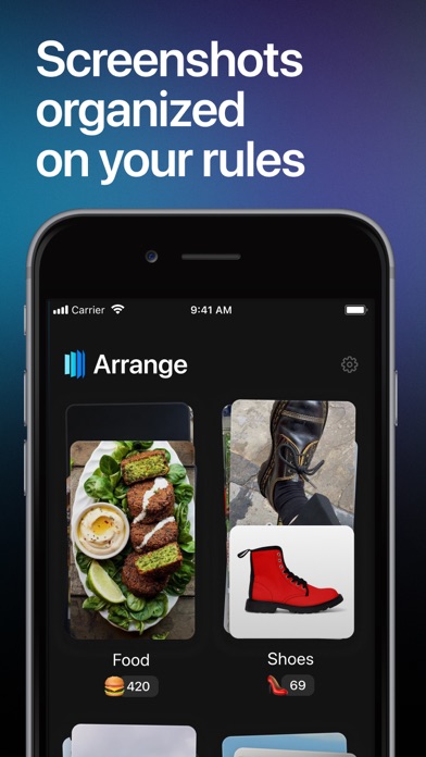 Arrange: Screenshot Organizer Screenshots