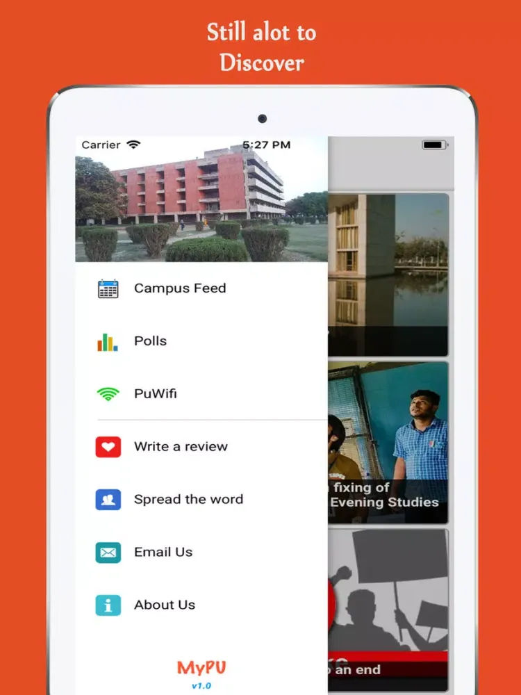 MyPU - A home away from home iPad  Screenshots