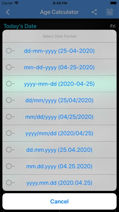 Age Calculator ++ Screenshots