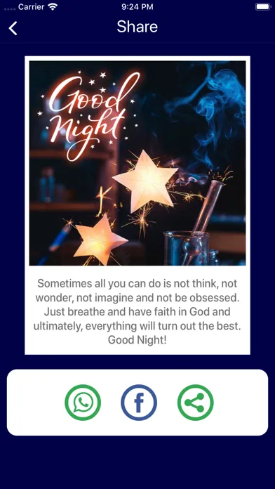 Good Night SMS 스크린샷
