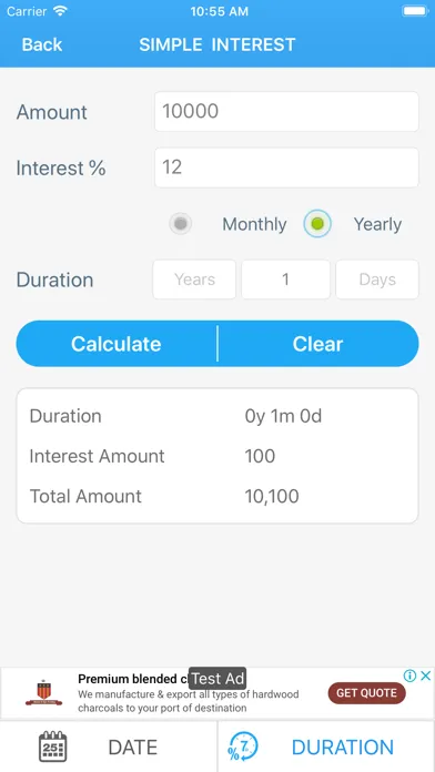Скриншоты Simple Interest Calculator +