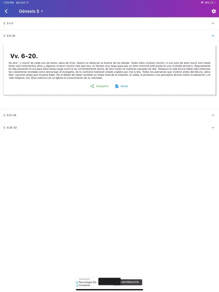 ภาพหน้าจอของ Comentario Bíblico iPad 