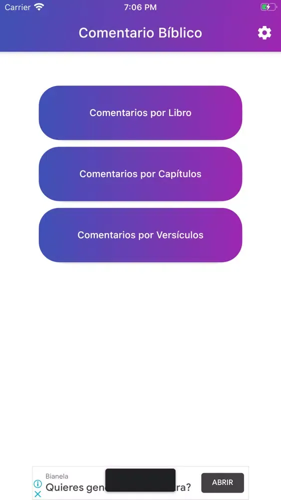 ภาพหน้าจอของ Comentario Bíblico
