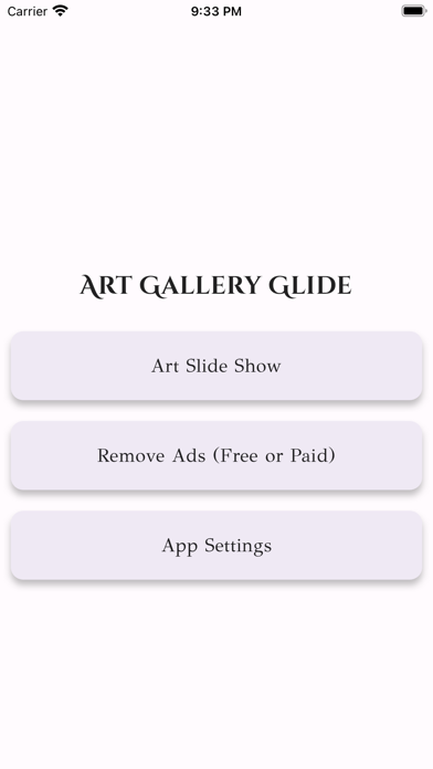 Art Gallery Glide: Enjoy Arts! 스크린샷
