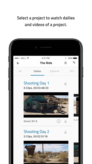 Capturas de pantalla de Dailies Player by Webgate