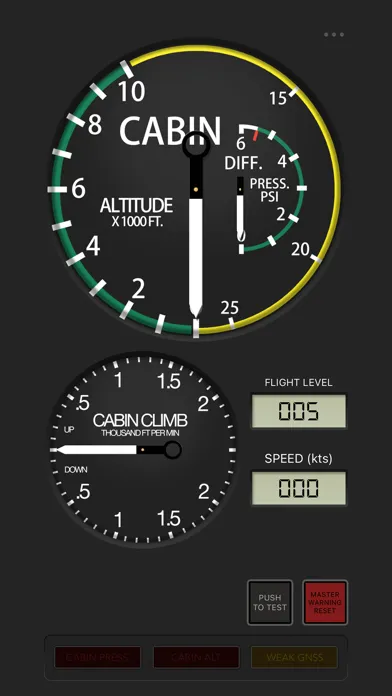 Zrzuty ekranu Pressurization