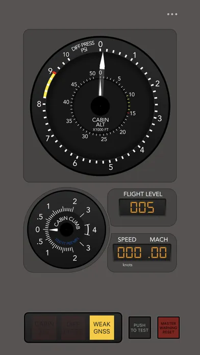 Zrzuty ekranu Pressurization