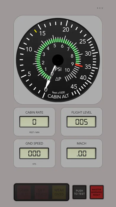 Zrzuty ekranu Pressurization