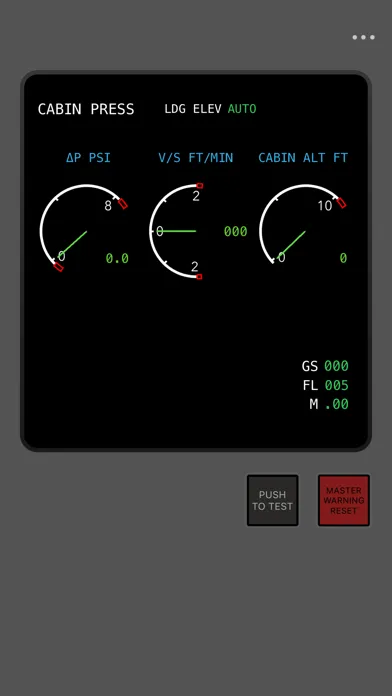 Zrzuty ekranu Pressurization