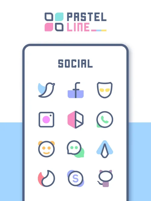 PastelLine IconPack-screenshot-4