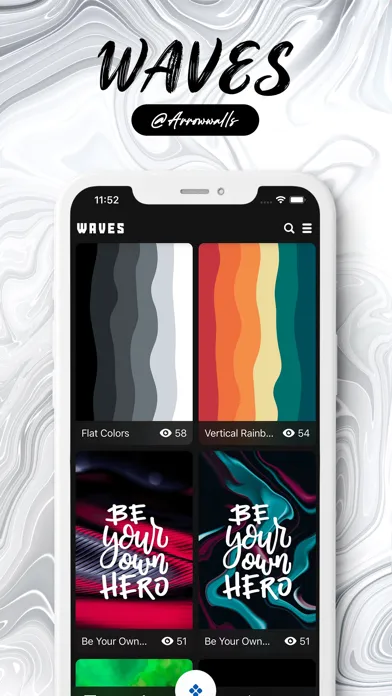 Ảnh chụp màn hình của Waves Wallpapers