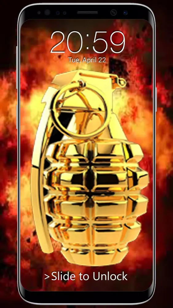 Скриншоты Hand Grenade Lock Screen