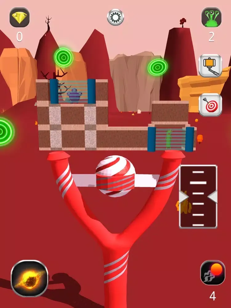Screenshot di Aliens Catapult iPad 